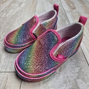 Vans Slip On Velcro Rainglow Toddler